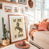 Ride at Dawn Bones Dance Under Desert Sun