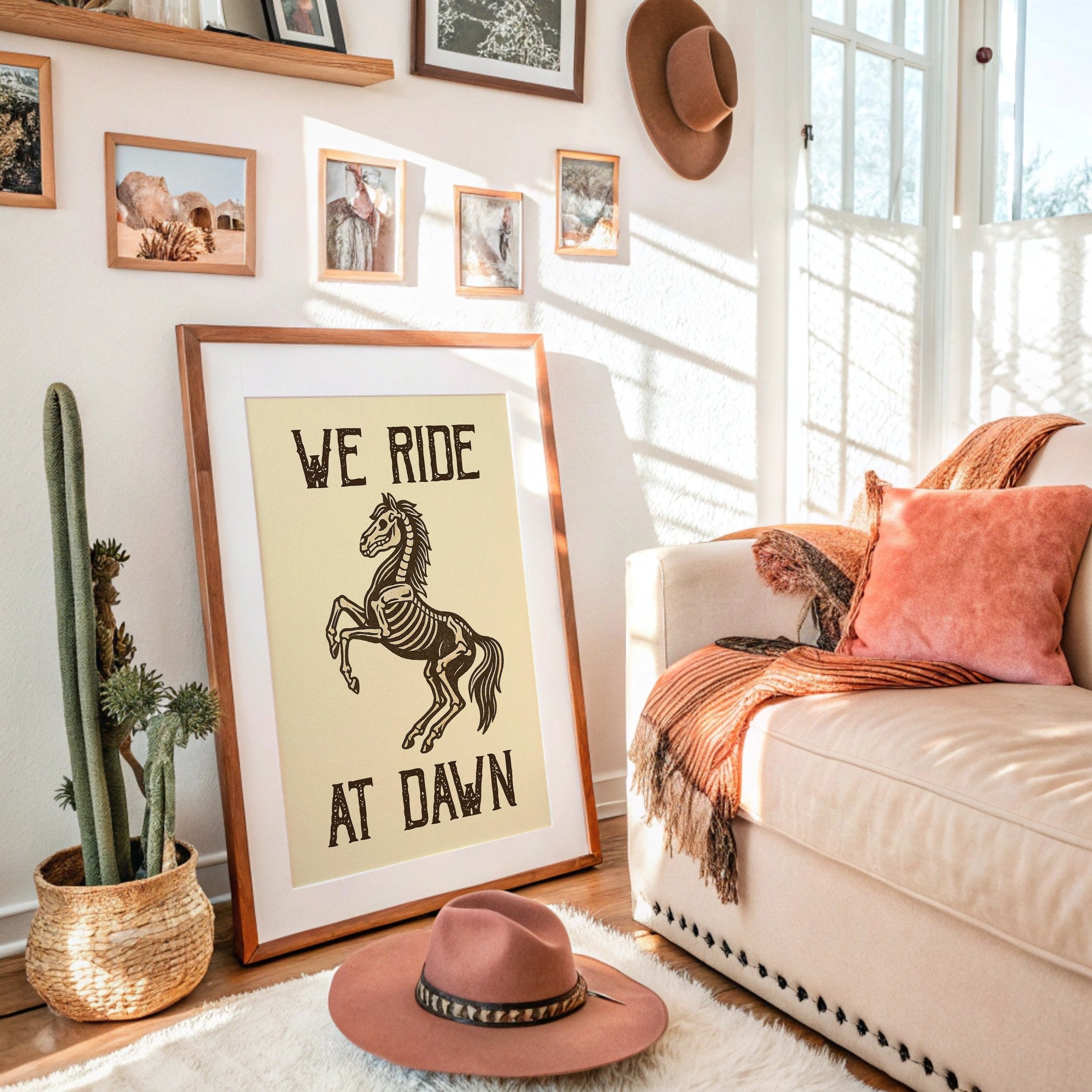 Ride at Dawn Bones Dance Under Desert Sun