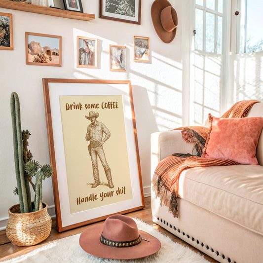 Cowboy Wisdom At Dawn