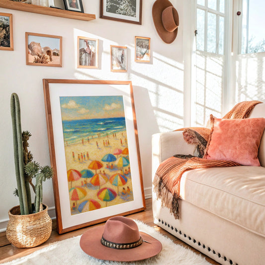Colorful Shores Of Summer Memory
