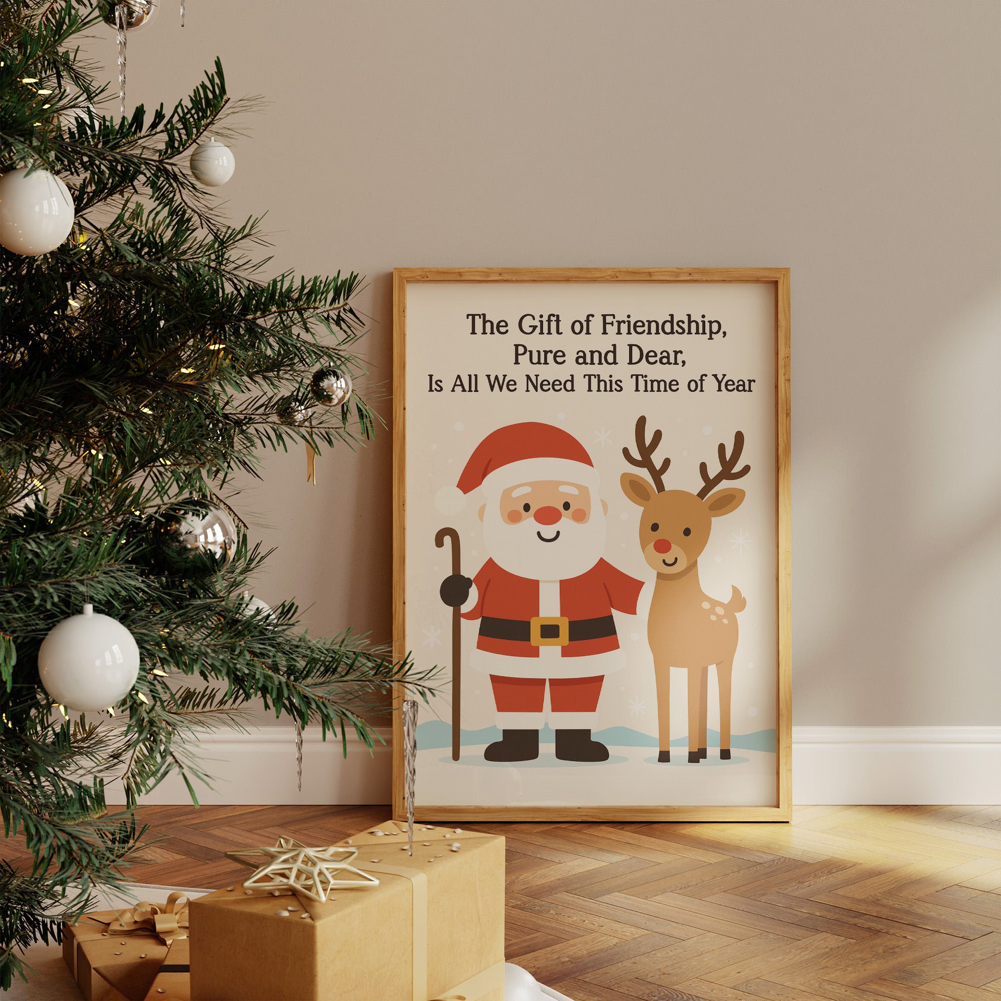 Winter Companions Share Festive Joy