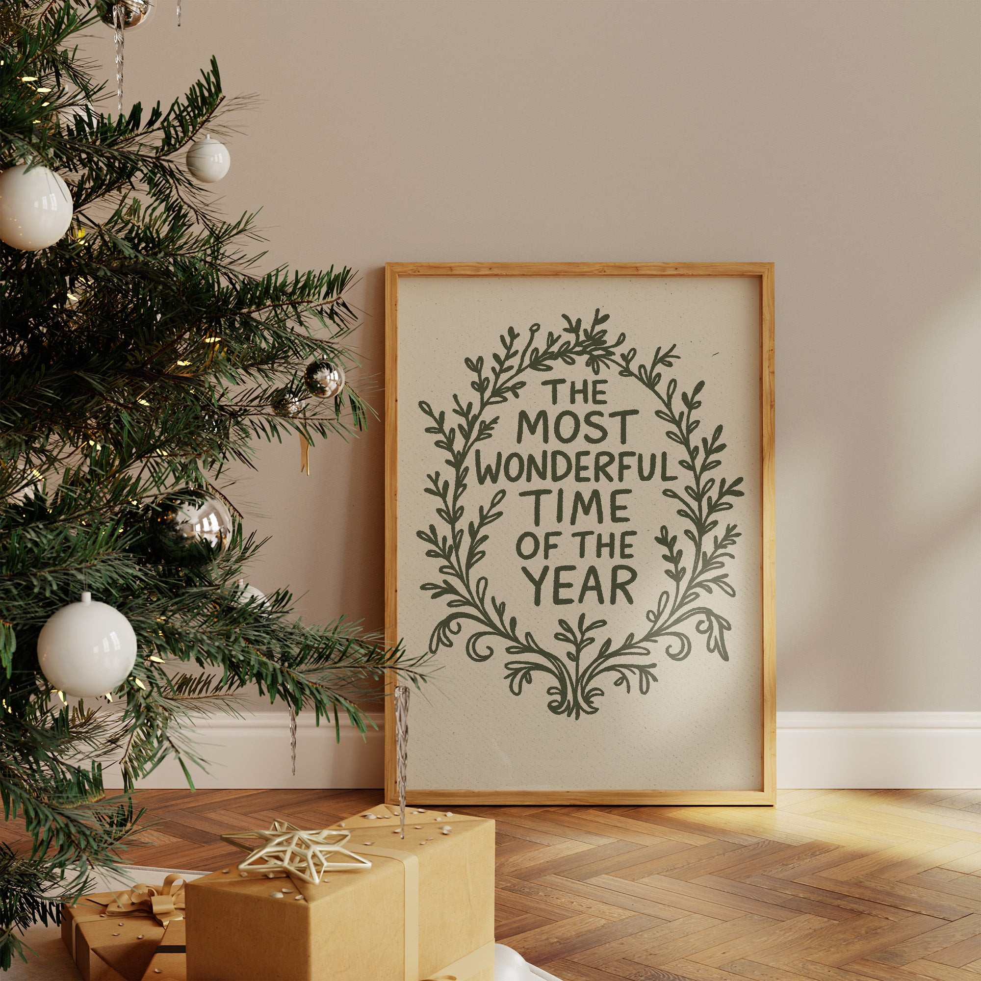 Winter Memories In Wooden Frames