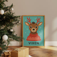 Vixen Wears Winter's Warmth