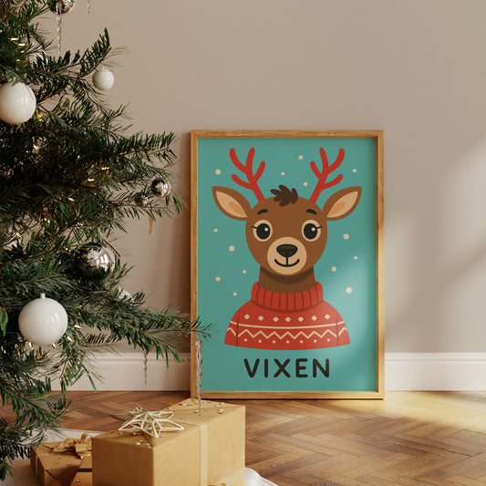 Vixen Wears Winter's Warmth