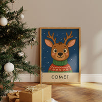 Reindeer Tales Under Frosted Lights