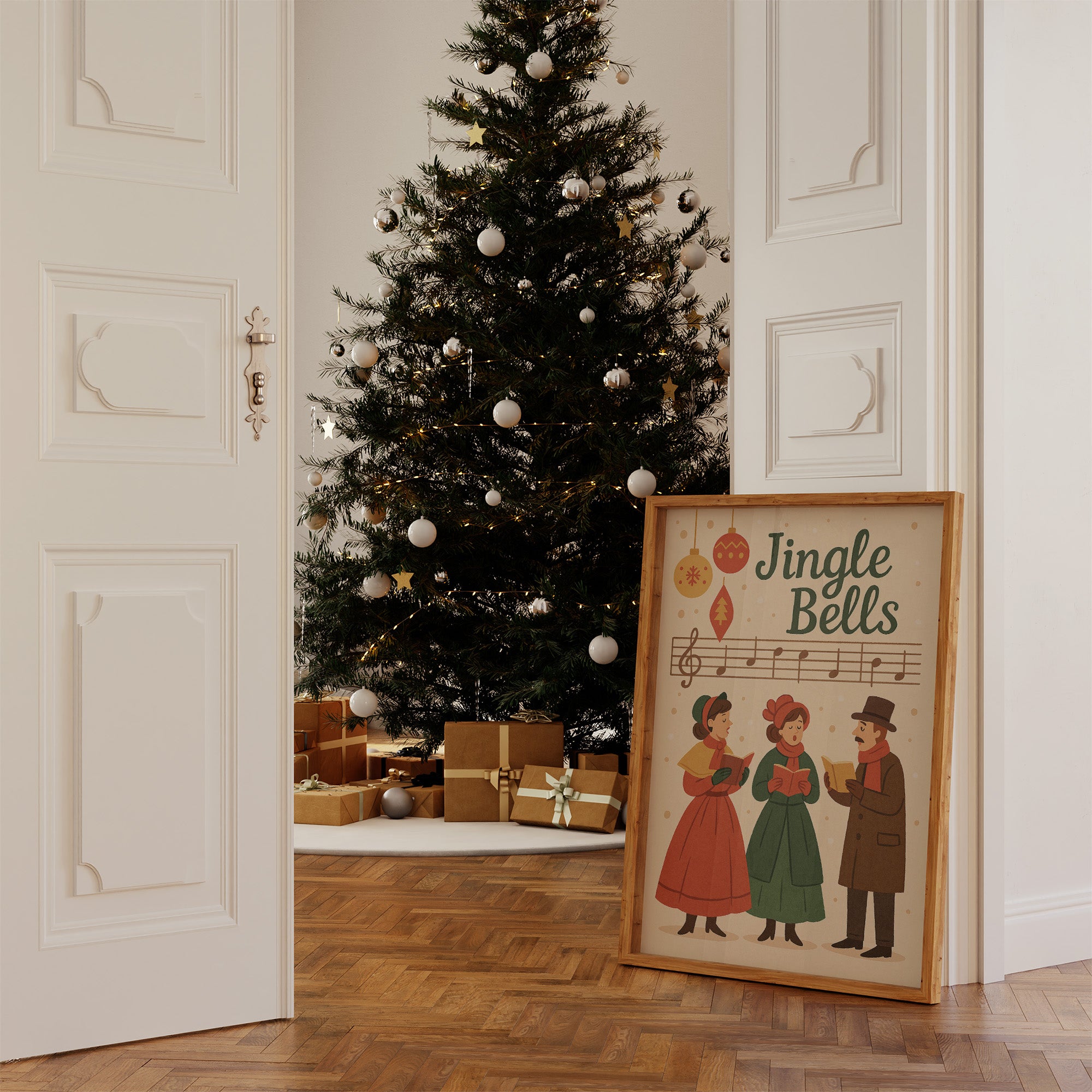 Carolers Sing Nostalgic December Melodies