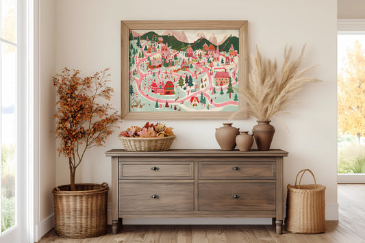 Festive Village Trails Wind Home