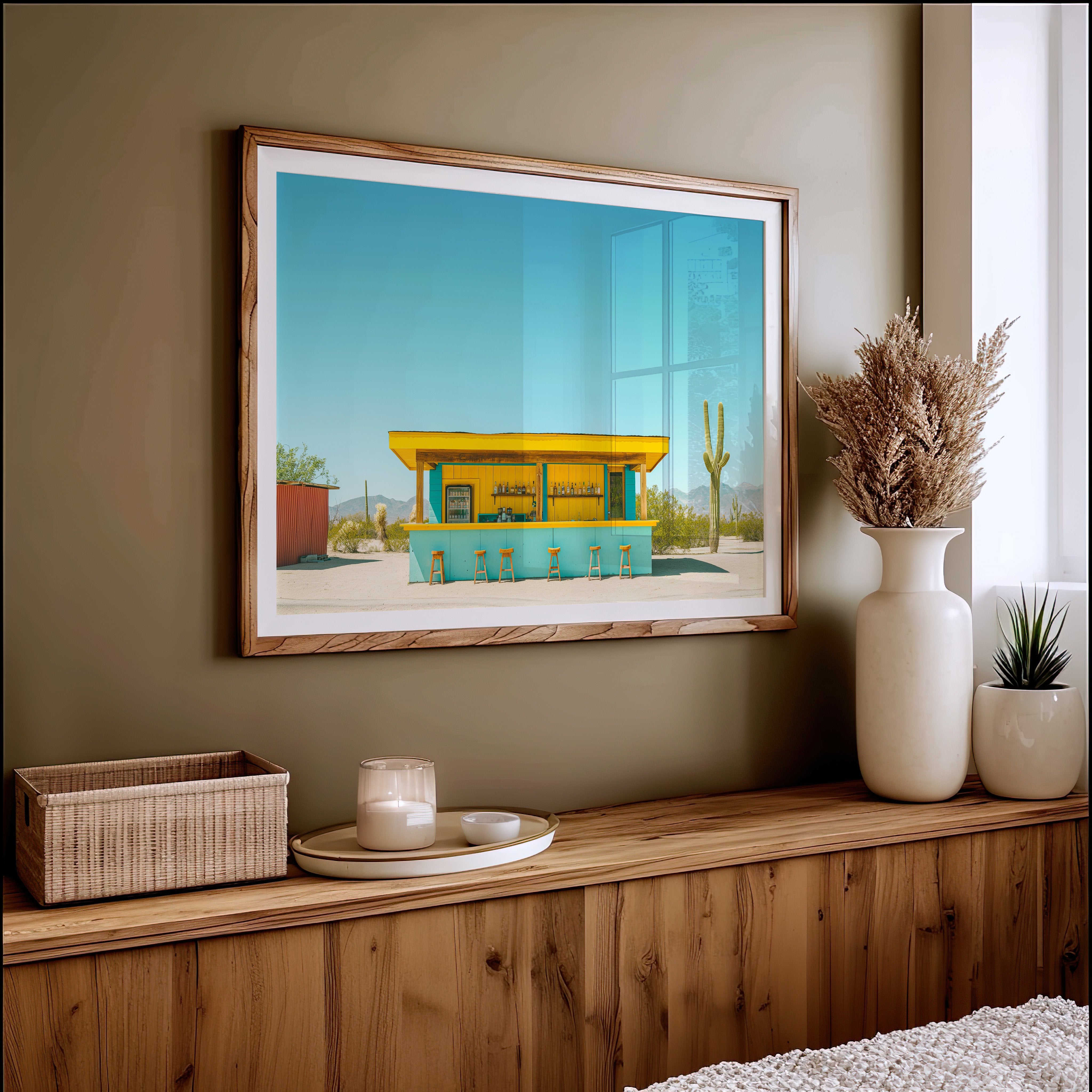 Turquoise Oasis Waits For Travelers