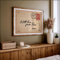 Letters Travel Across Time