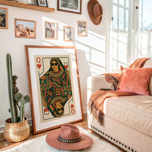 Modern Queen Sips Vintage Red