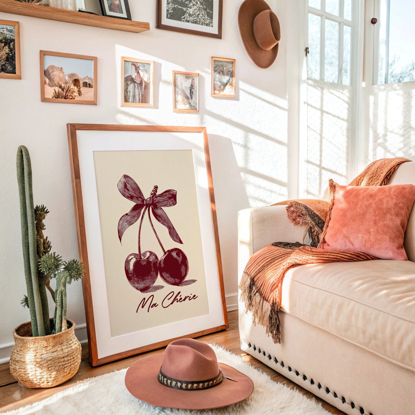 Sweet Burgundy Tied With Affection