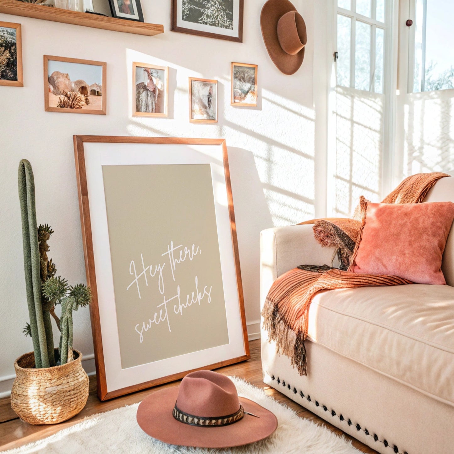 Gentle Words On Sand Canvas