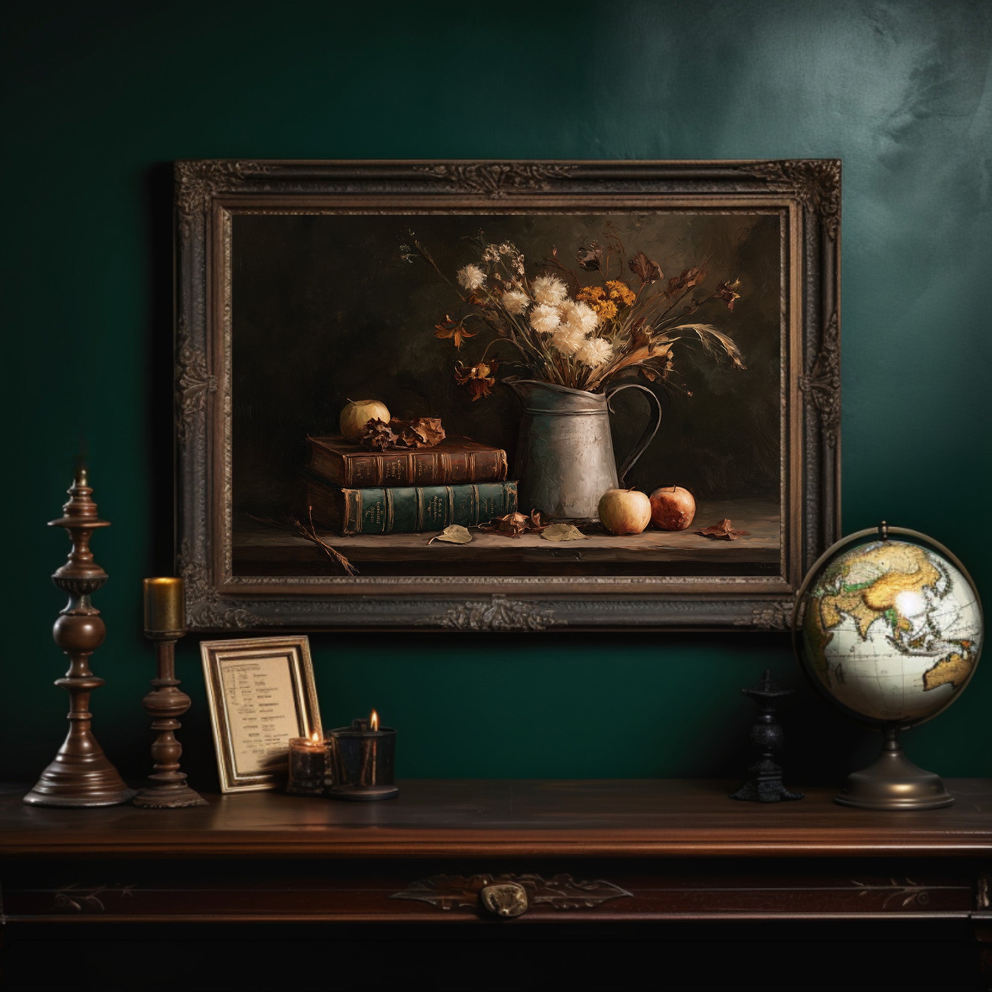 Scholarly Treasures Among Autumn Blooms