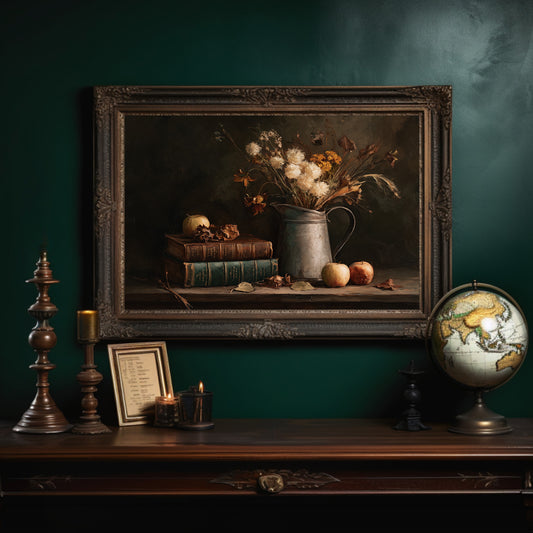 Scholarly Treasures Among Autumn Blooms