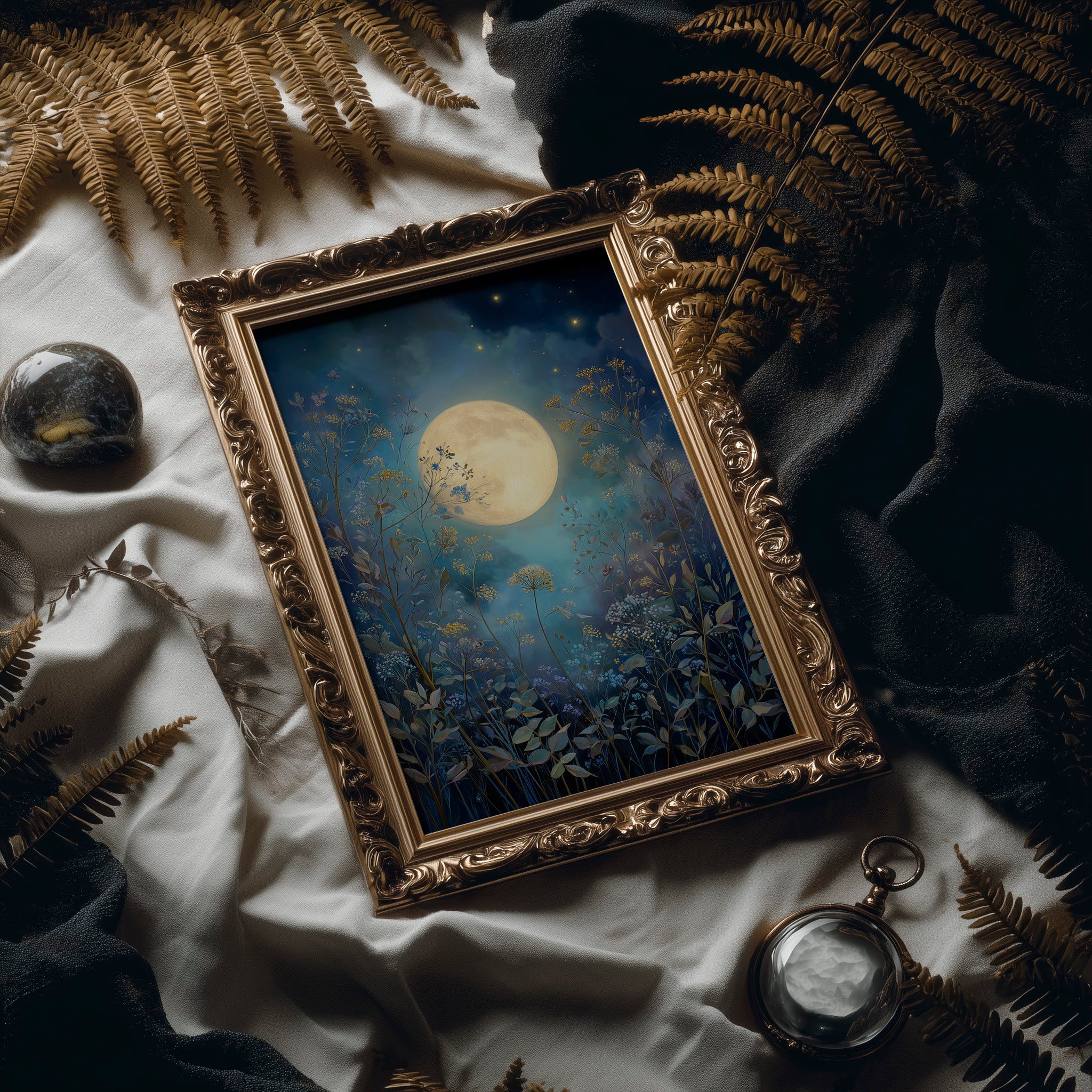 Moonlit Meadow Sings To Stars