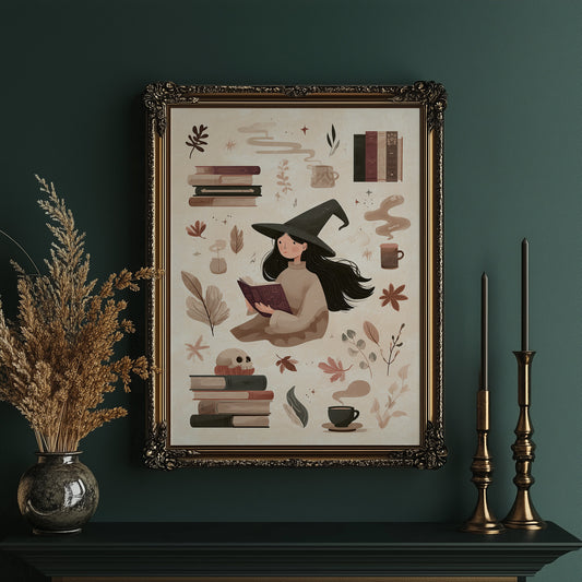 Autumn Spells Between Book Pages