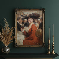 Scarlet Toast Among Society Figures