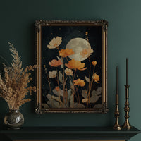 Moonlit Poppies Reach For Stars
