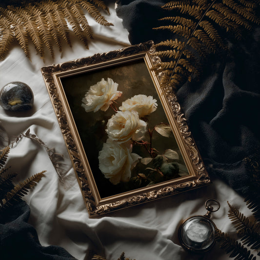 Pale Blooms Against Darkness Speak