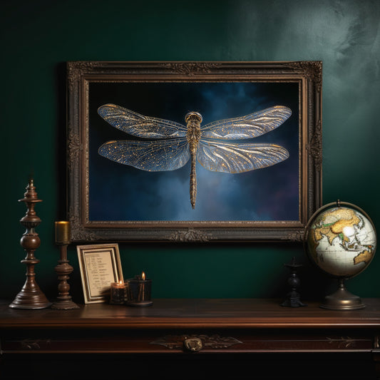 Golden Wings Among Literary Treasures