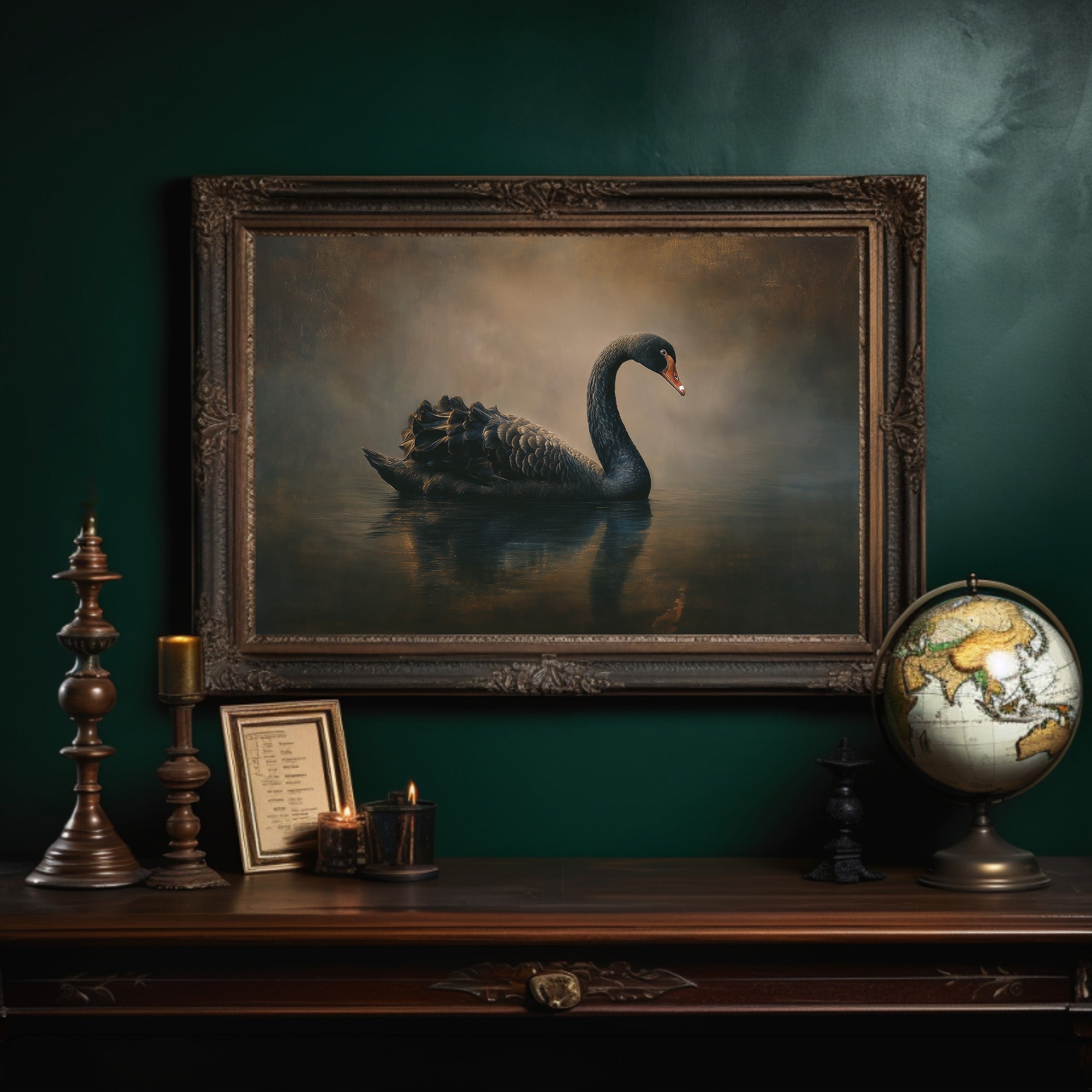 Dark Swan Among Literary Waters