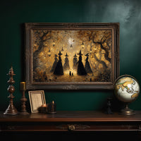 Autumn Coven Gathers At Twilight