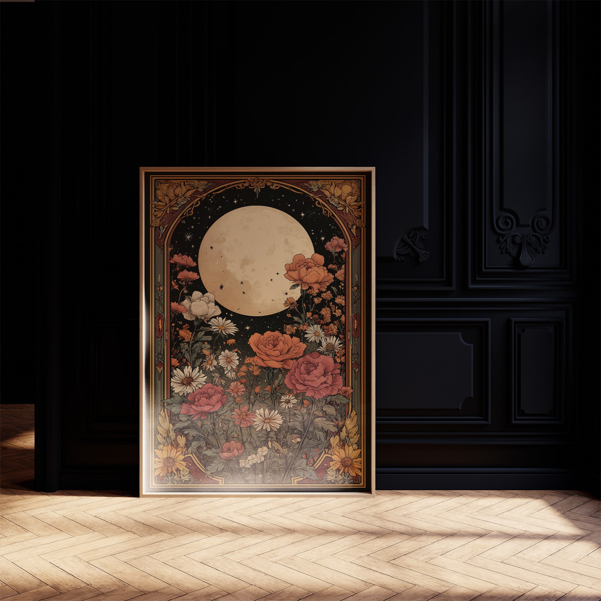 Moonlit Garden Sings Night Songs