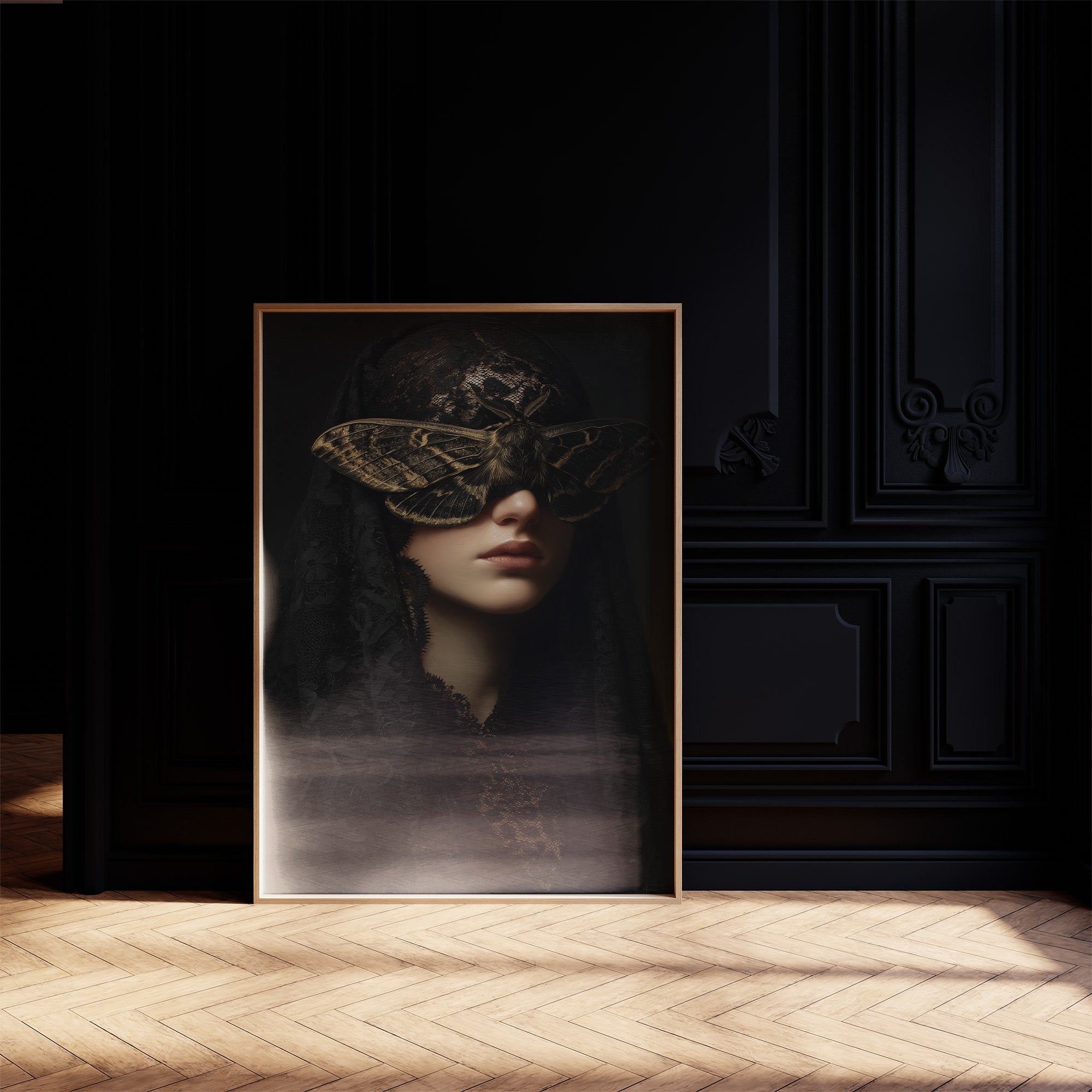 Moth Wings Mask Midnight Secrets