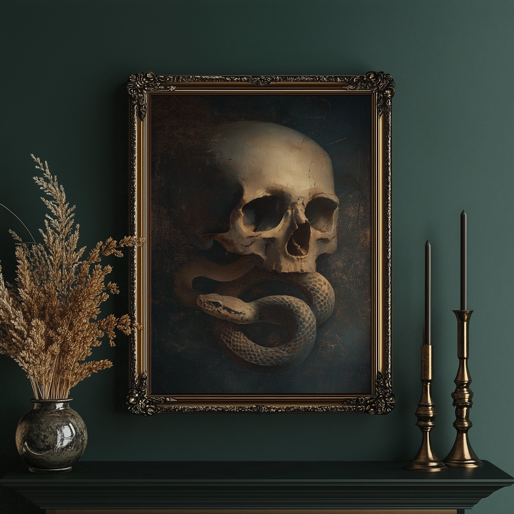 Serpent Coils Through Ancient Bone