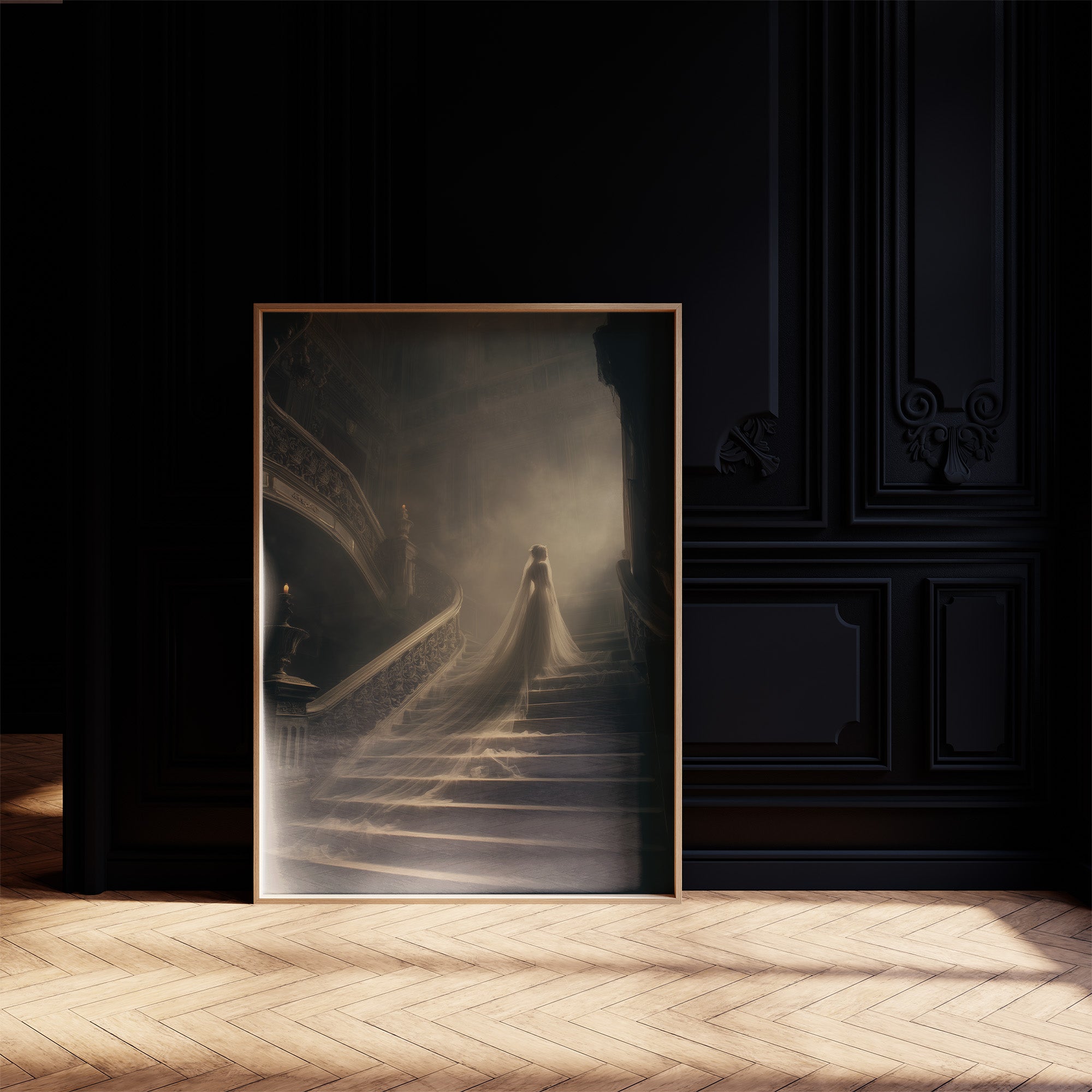 Ascending Into Golden Mist