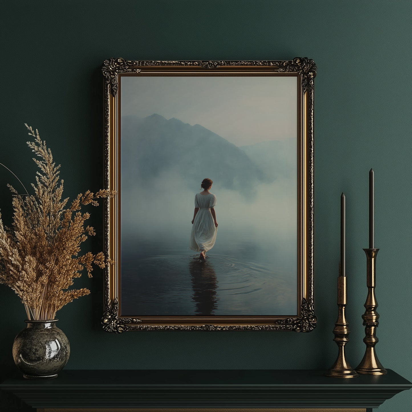 Mist Beckons Across Still Waters
