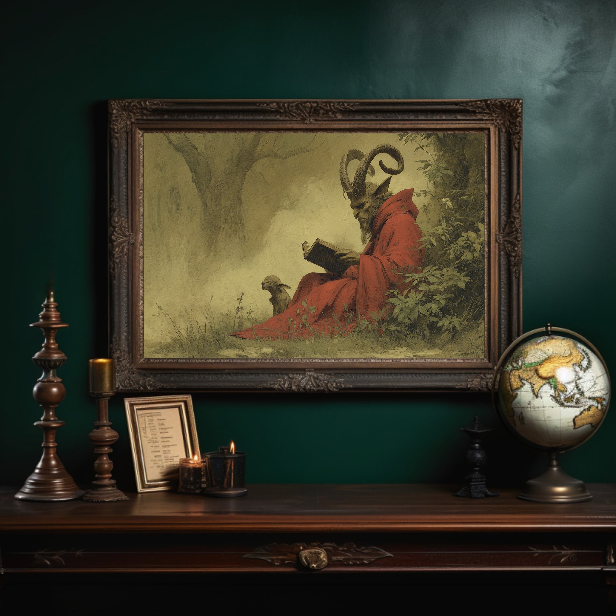 Ancient Lore Between Library Shelves