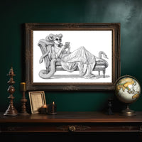 Modern Medusa's Digital Repose