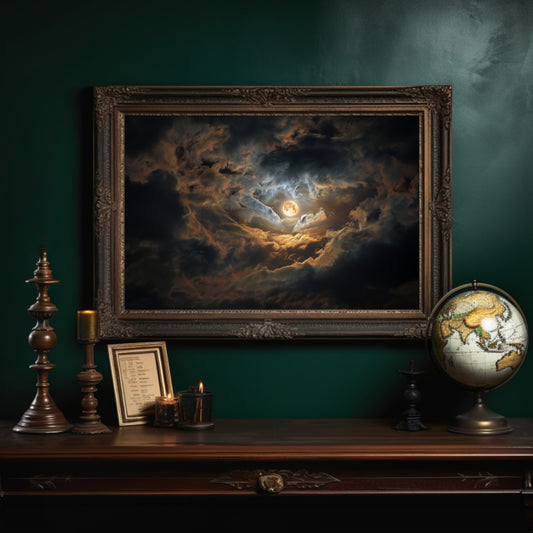 Celestial Harbor Among Storm Clouds