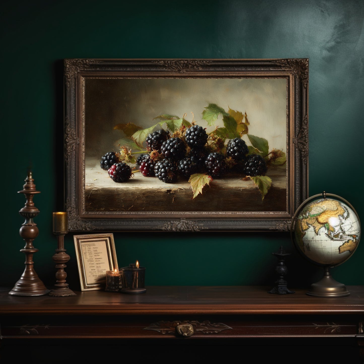 Blackberries Among Literary Treasures