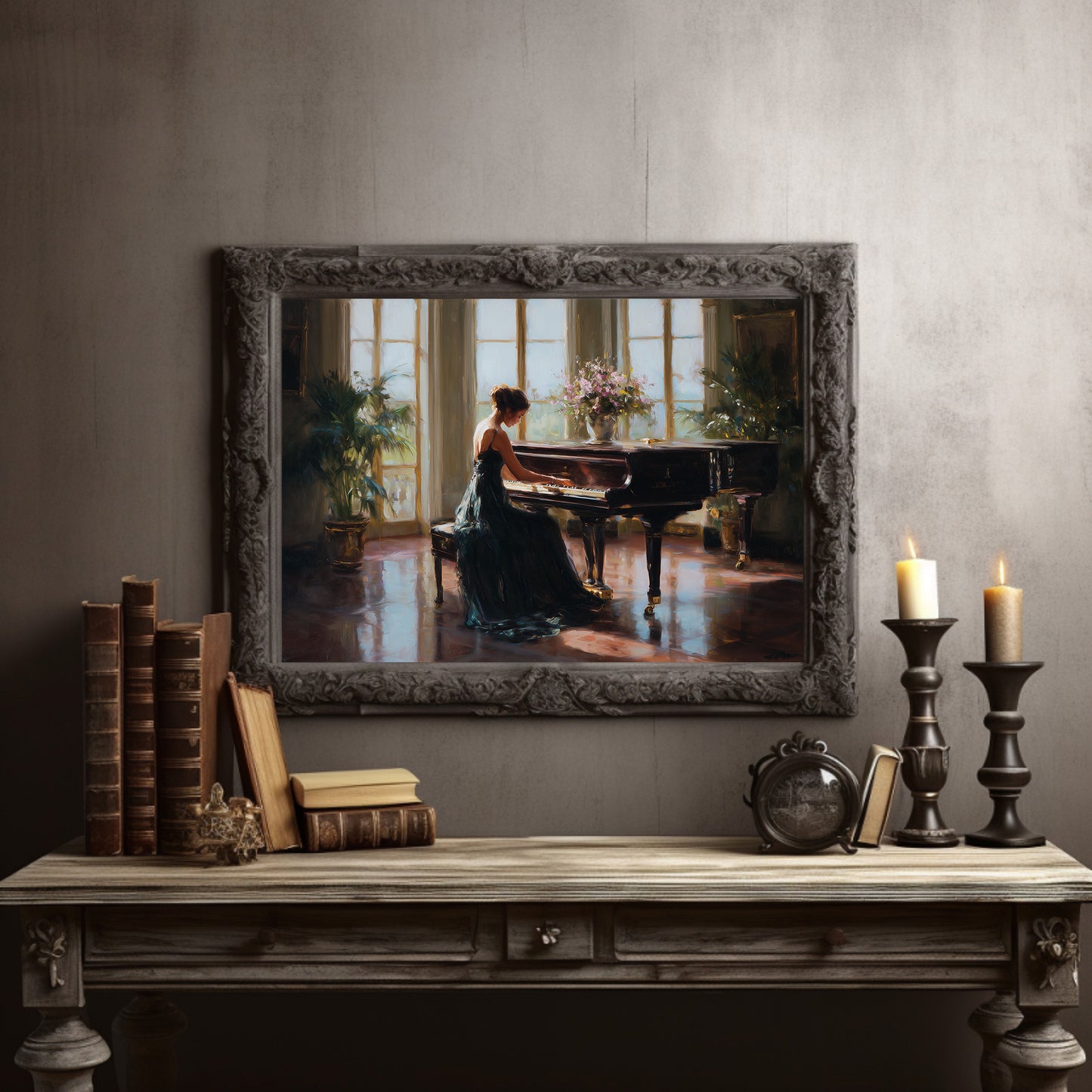 Sunlit Sonata Among Bound Classics