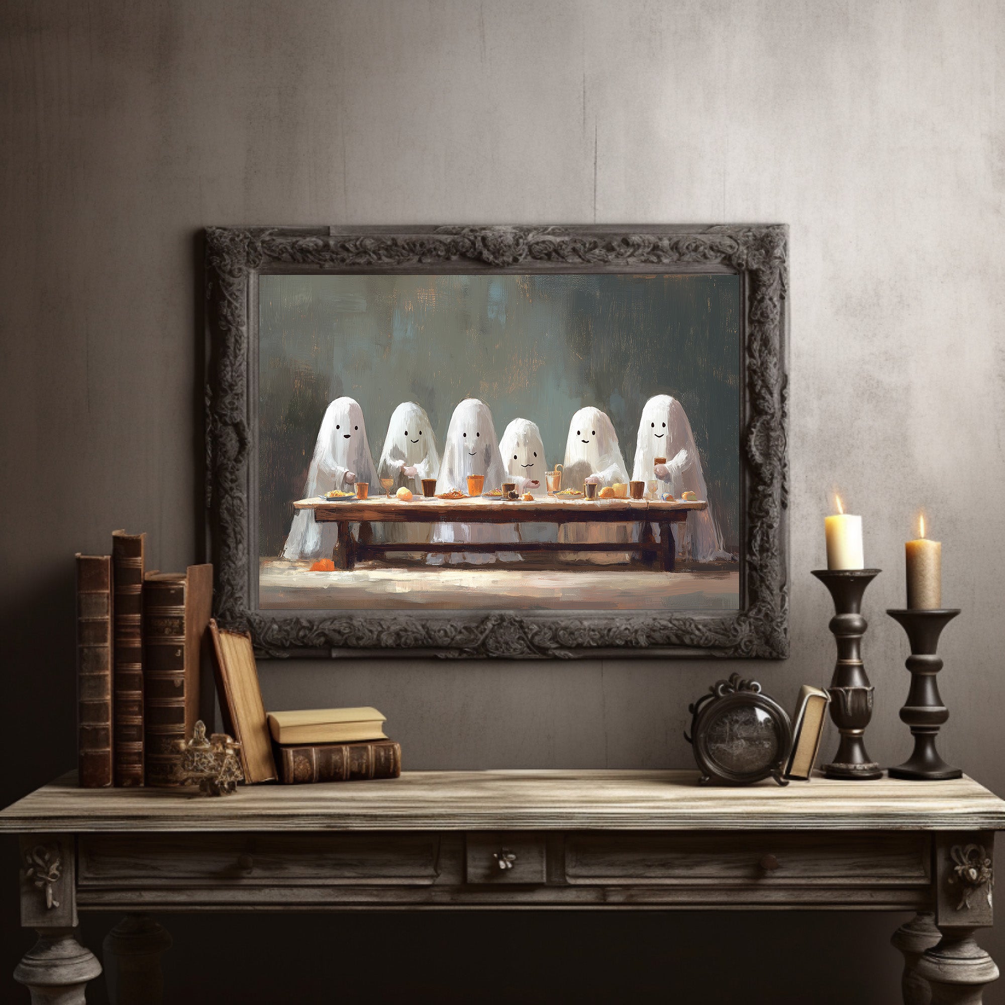 Spectral Feast Among Literary Worlds