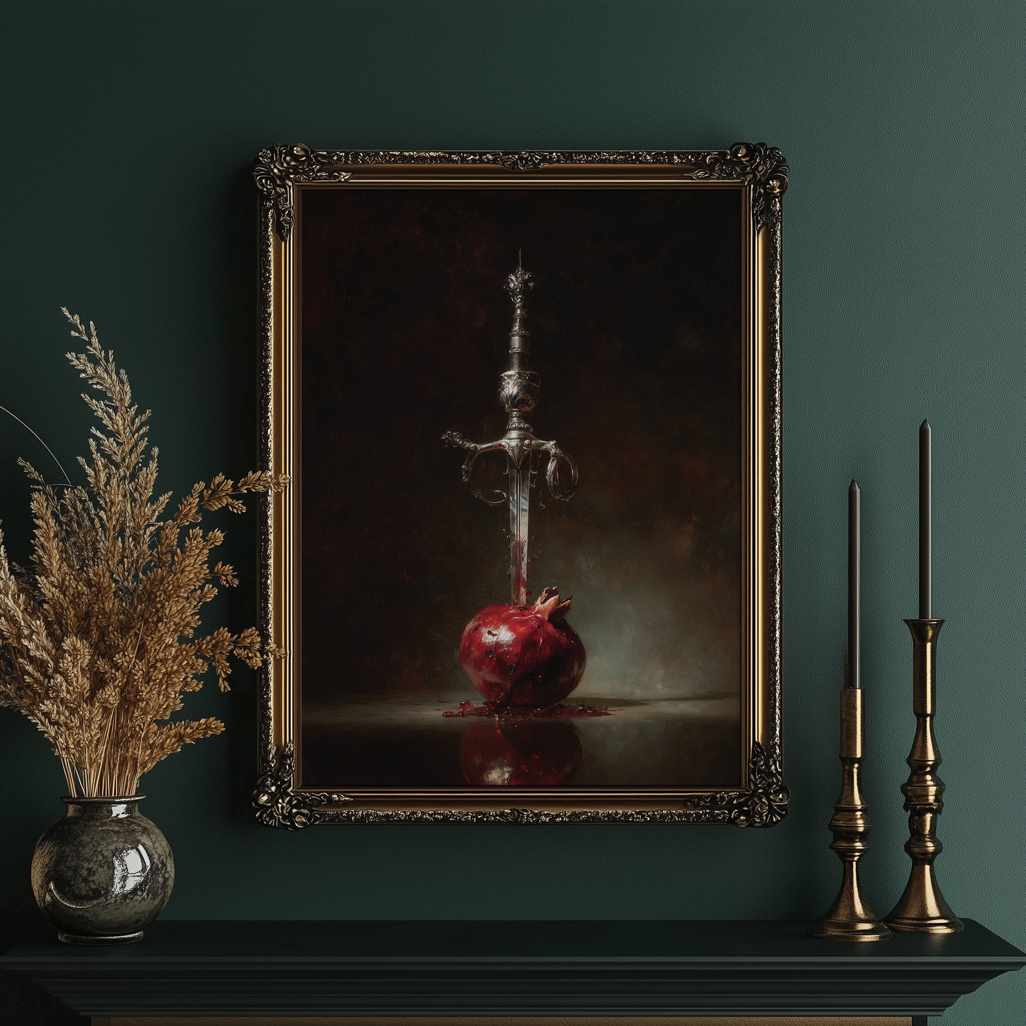 Ancient Blade Pierces Crimson Fruit