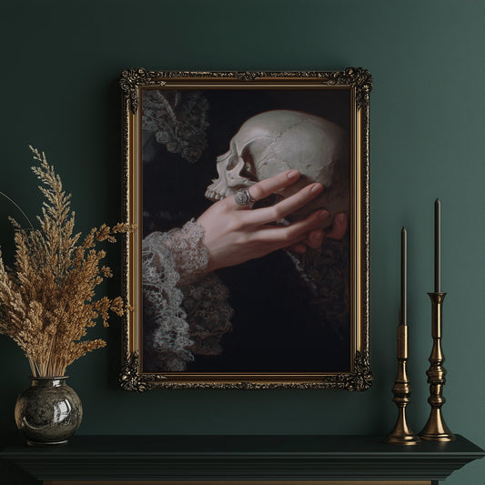 Lace Cuffs Hold Mortality Close