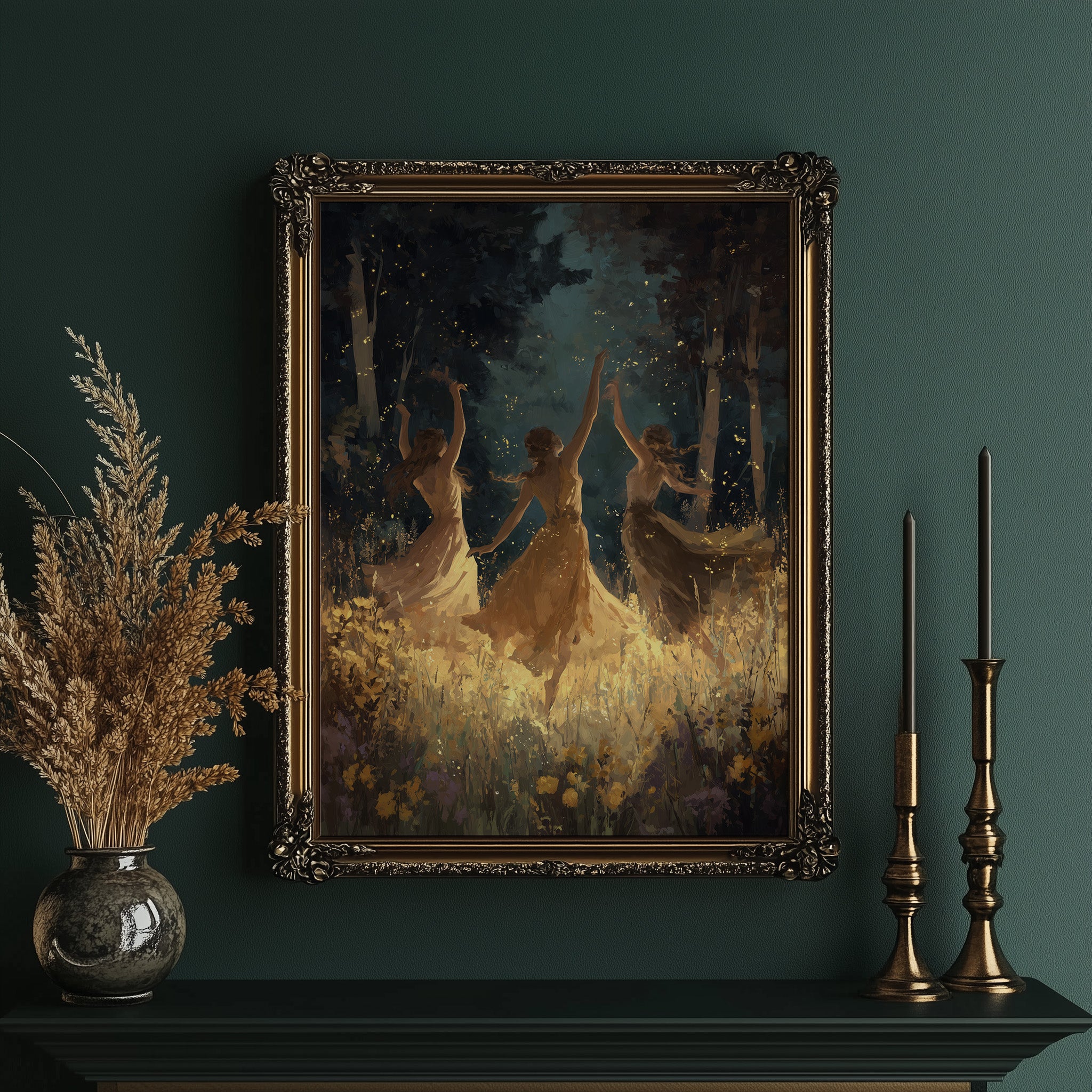 Forest Revelers Catch Twilight Magic