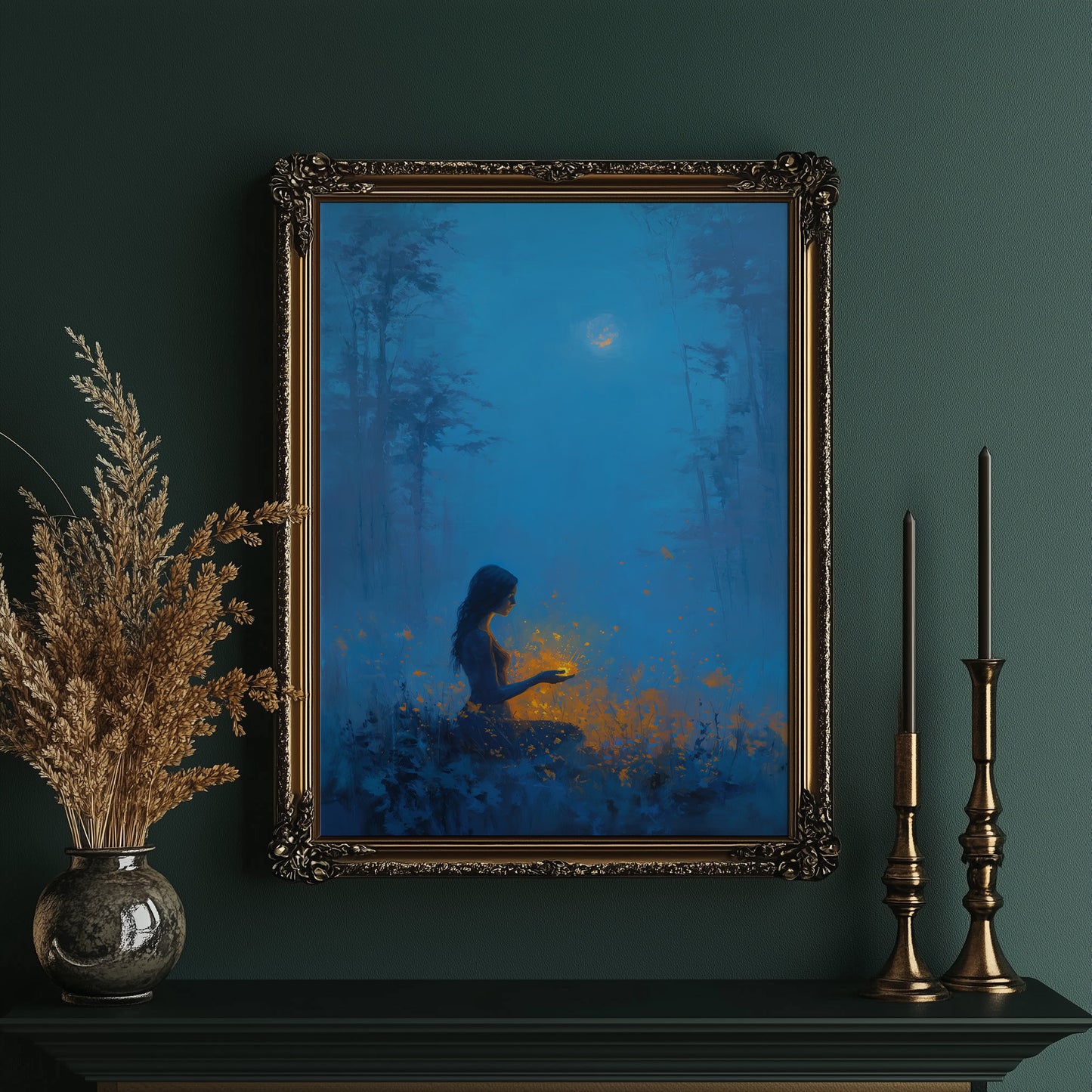 Fireflies Dance At Twilight's Edge