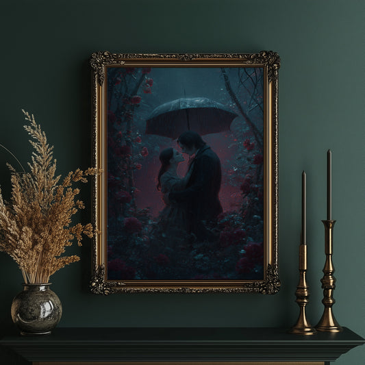Roses Bloom Through Midnight Rain