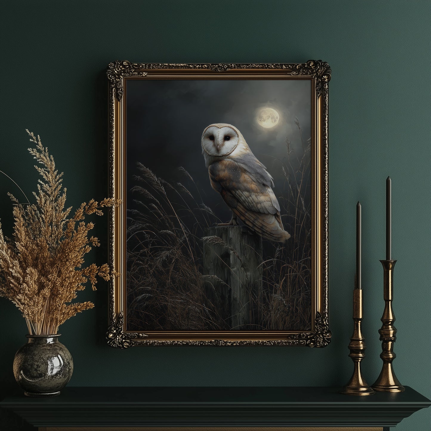 Silent Hunter Under Lunar Glow