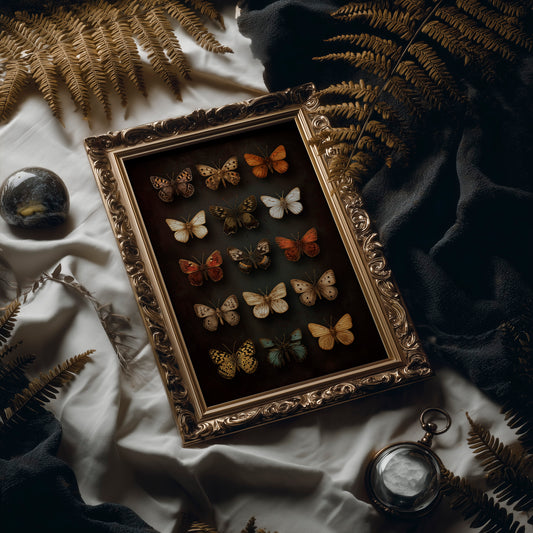 Amber Wings Against Midnight Walls