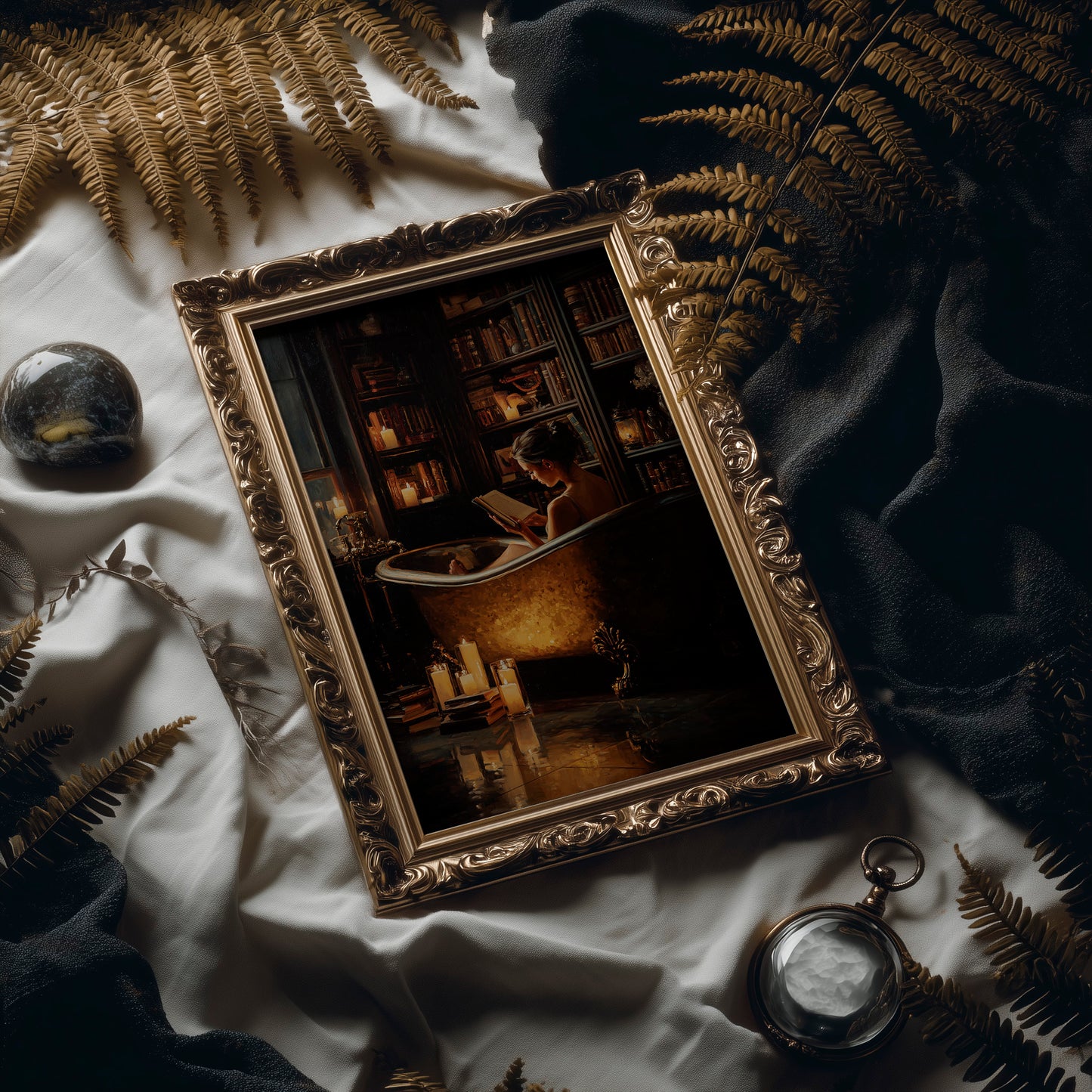 Candlelit Chapters Between Copper Walls