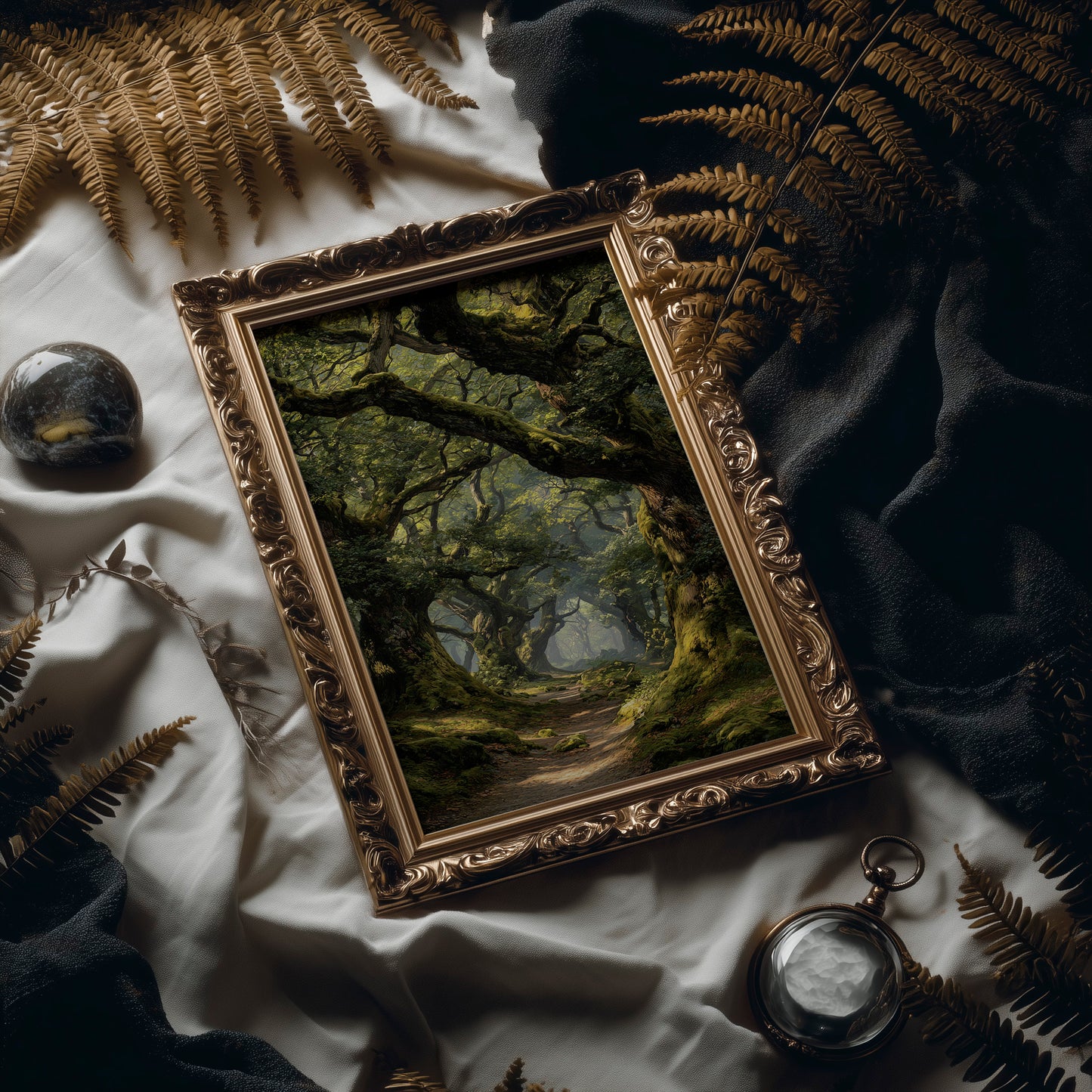 Ancient Oaks Guard Silent Passage