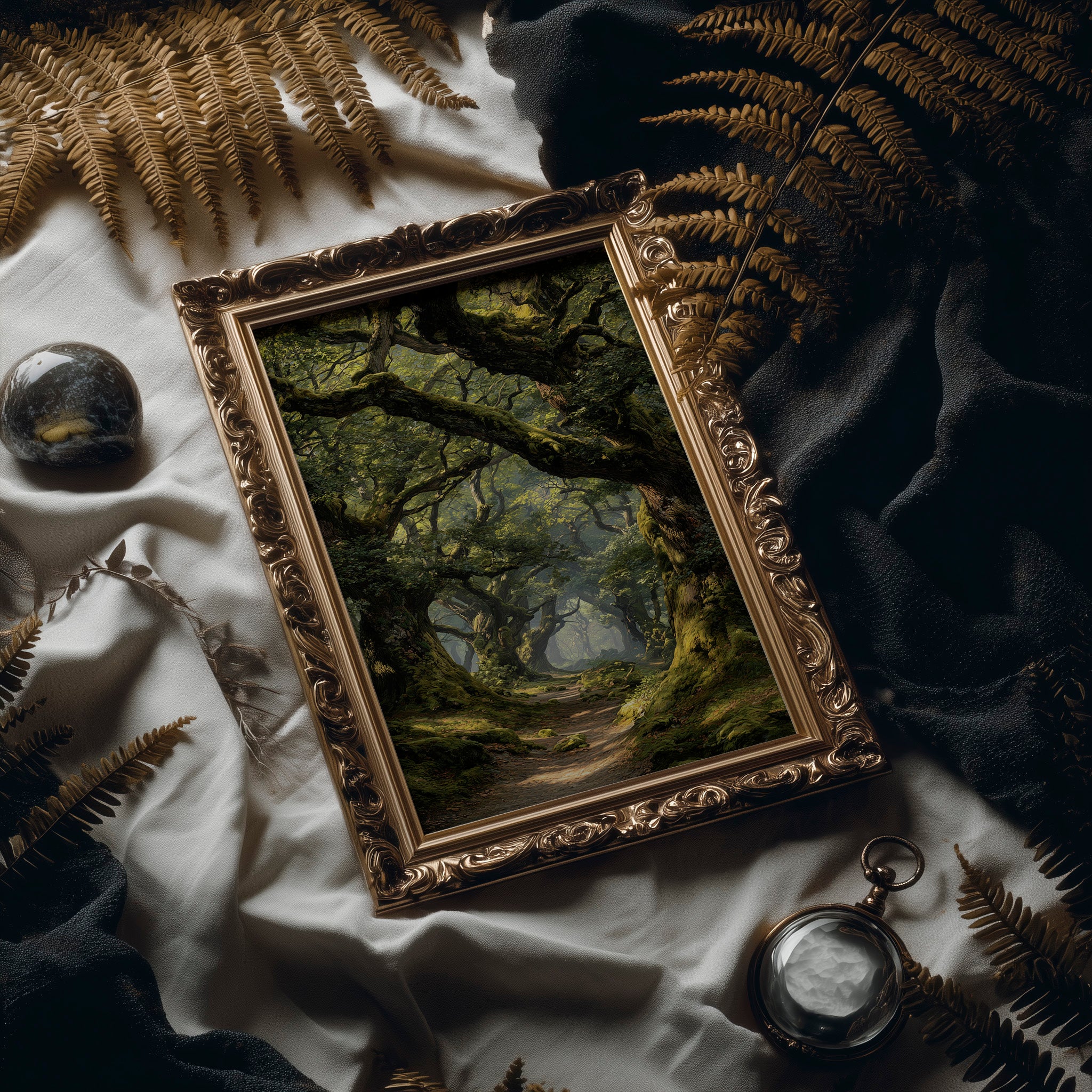 Ancient Oaks Guard Silent Passage