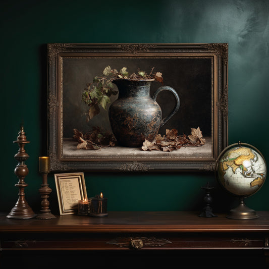 Autumn Leaves Meet Ancient Vessel