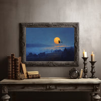 Harvest Moon Beckons Ancient Flight