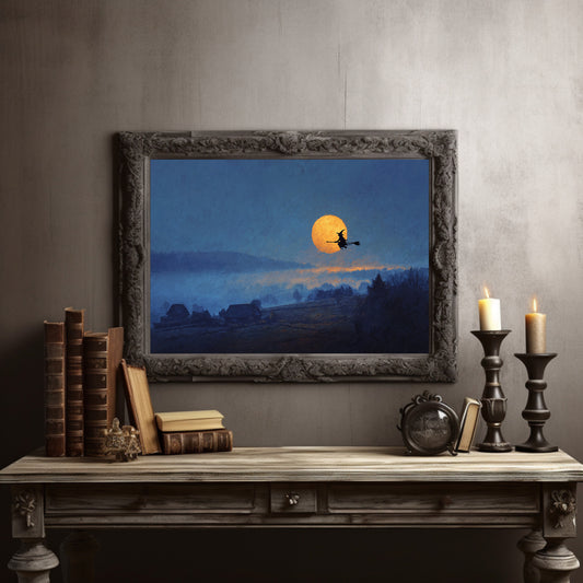 Harvest Moon Beckons Ancient Flight